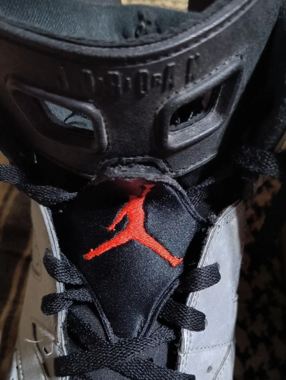 Jordan Grey and Black Sneakers C-14072-001